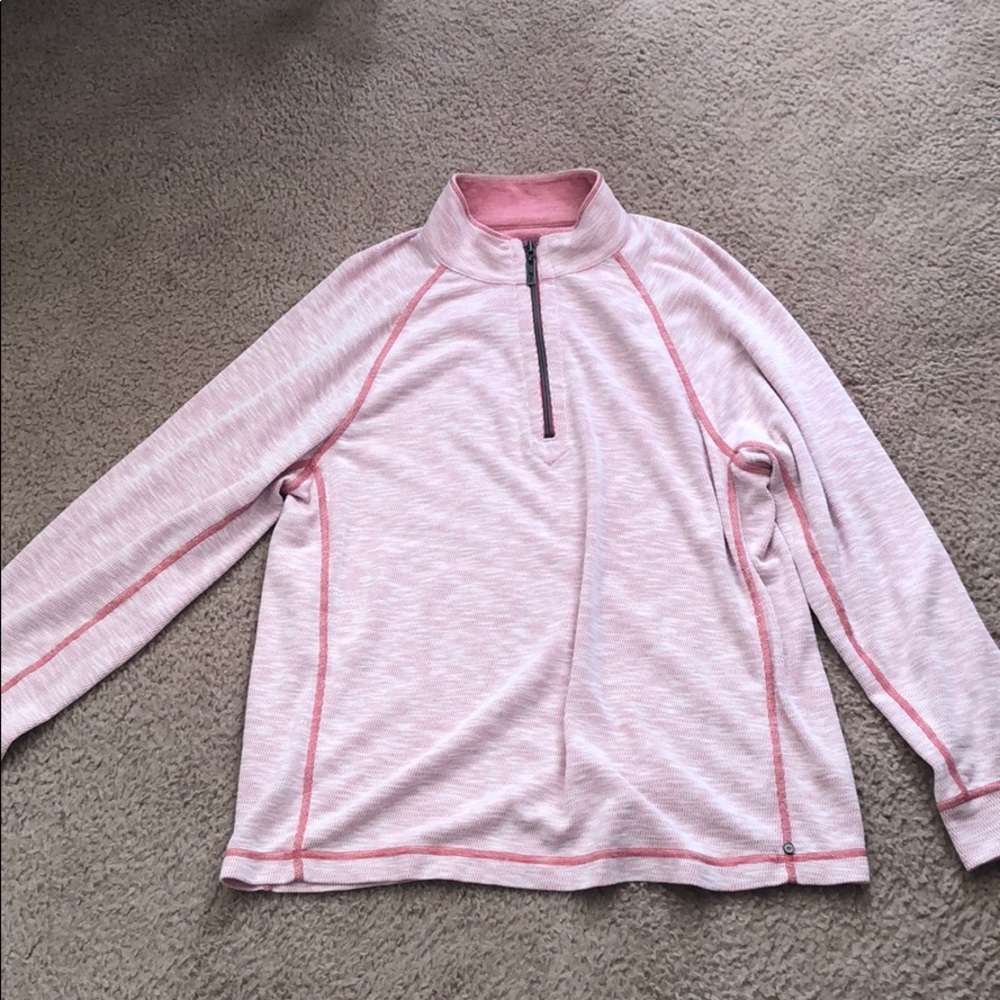 Men’s 1/4 zip reversible sweater